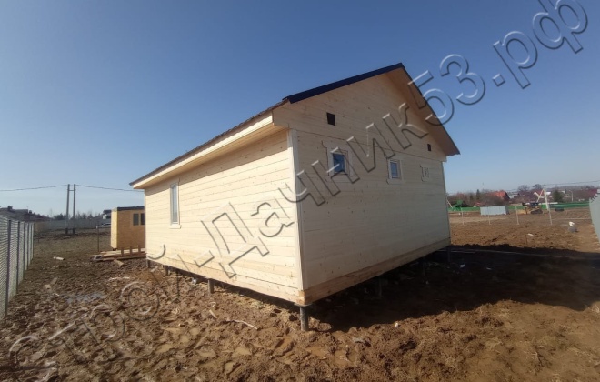 2 Каркасно-щитовая баня 6х8, 48М², Московская область, Истринский район, деревня Подпорино (14)